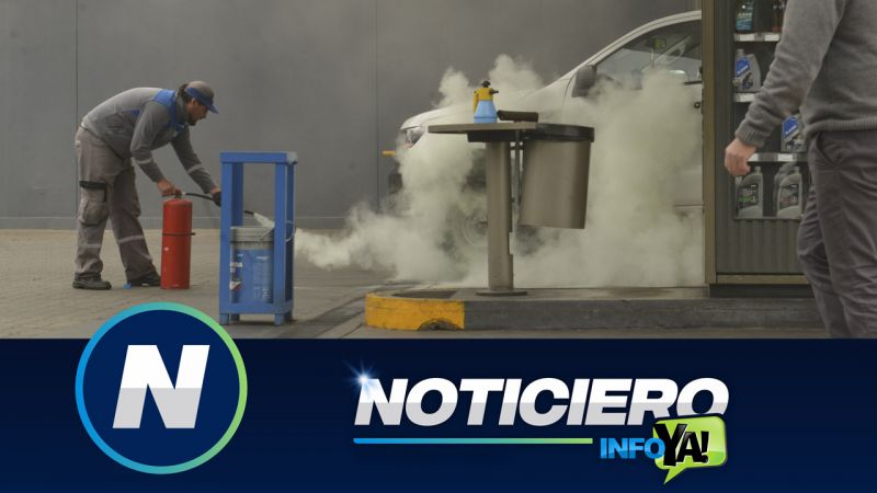 Simulacro en la estación YPF: apagaron el incendio y rescataron a un herido